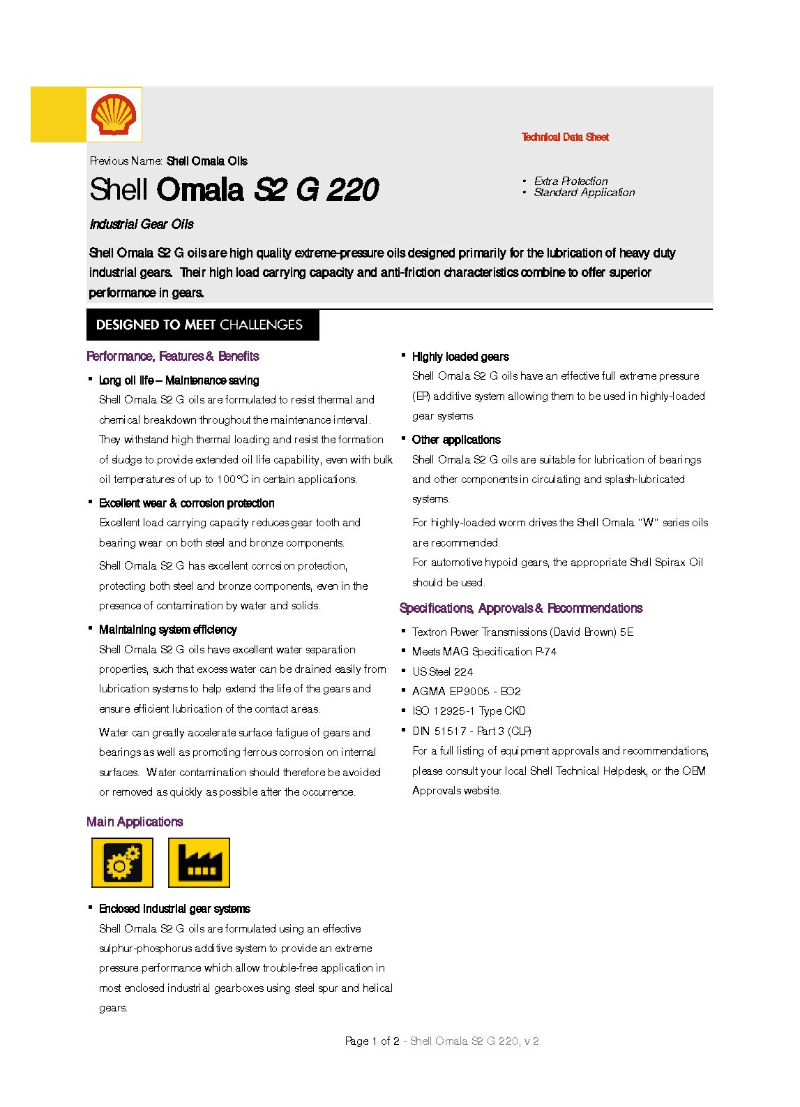 TDS SHELL OMALA S2G 220