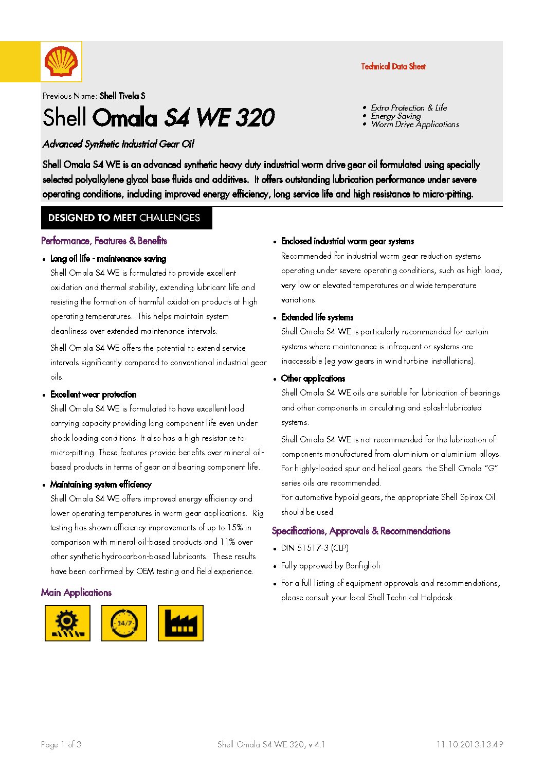 TDS SHELL TIVELA S 320